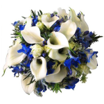 Balance in Blue Bouquet