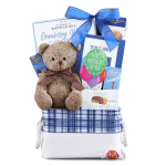 Deseos del cumpleaños de cesta de regalo