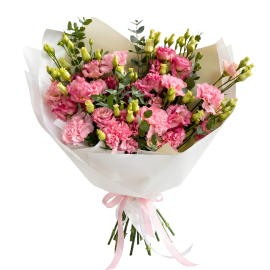 Blush Lisianthus Bouquet