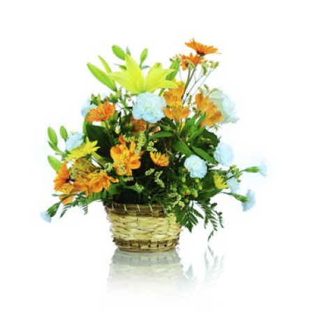 Warmest Thoughts Floral Basket
