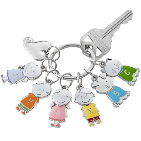 All Together Charm Key Ring