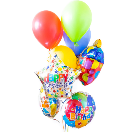 Set de globos y chocolate de cumpleaÃ±os